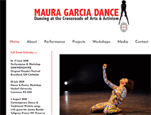 Tablet Screenshot of mauragarciadance.com